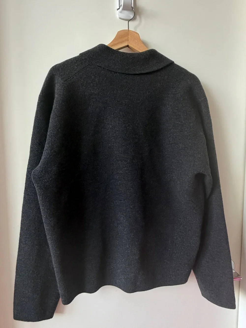 UNIQLO : C Knitted Full-Zip Jacket - 08 Dark Gray - Unisex S
